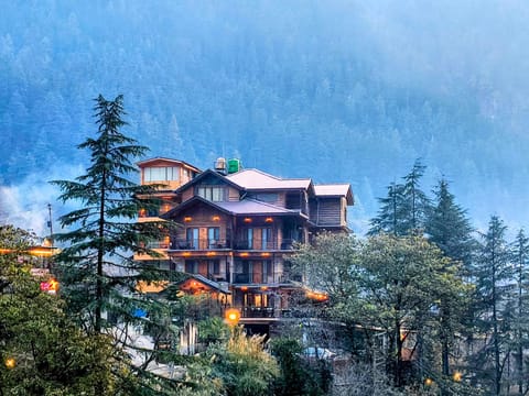 Property building, Nearby landmark, Mountain view
