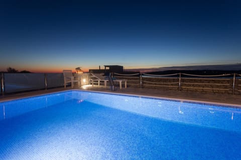Swimming pool, Sunset