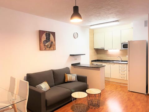 Kitchen or kitchenette, Living room, Dining area