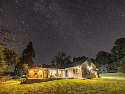 Property building, Night, Natural landscape, Garden, Garden view