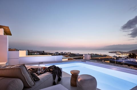 Pool view, Sea view, Swimming pool