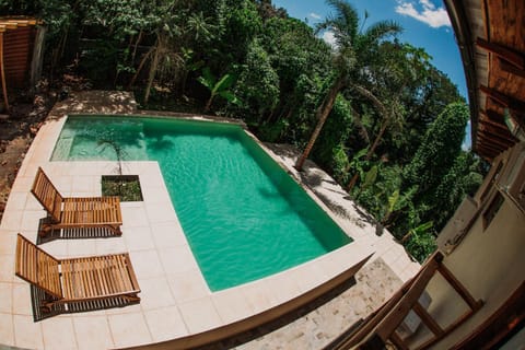 Property building, Patio, Day, Pool view, Swimming pool, sunbed
