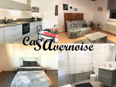 Bed, Bathroom, Living room, kitchen