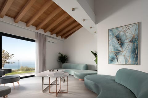 Summer, Living room, Sea view
