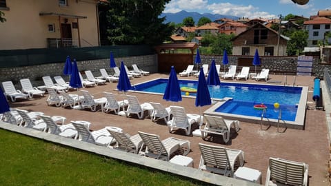 Patio, Beach, Pool view, Swimming pool, sunbed