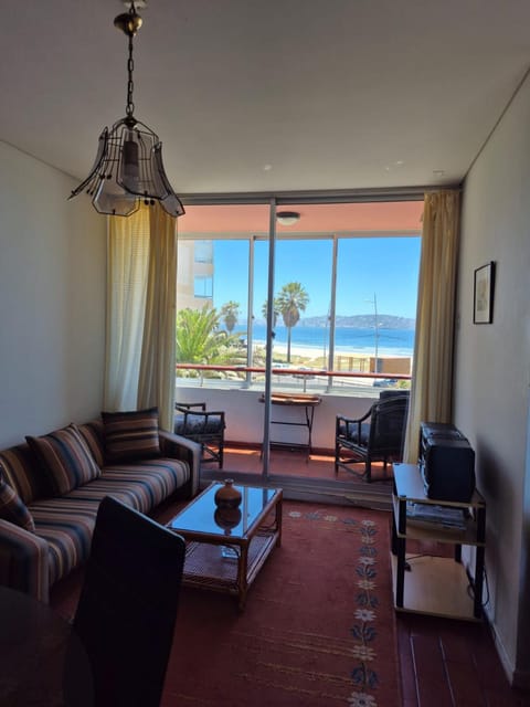 View (from property/room), Living room, Sea view