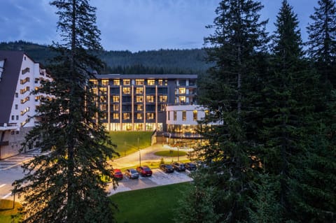 Property building, Night, Natural landscape, Mountain view