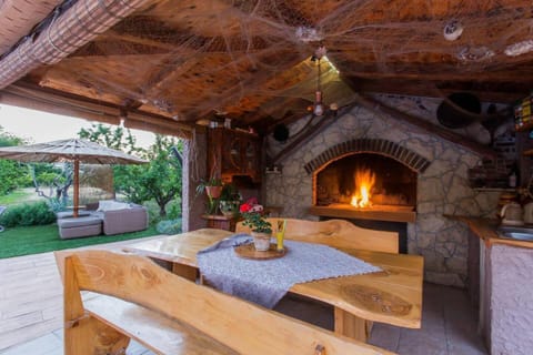 Patio, BBQ facilities, Dining area