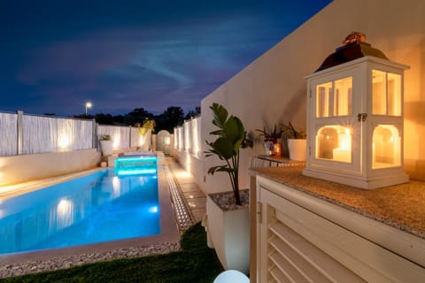 Pool view, Swimming pool, Sunset