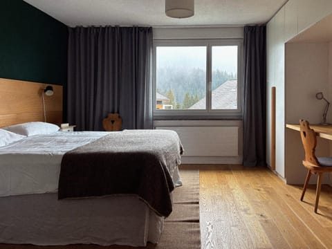 Bed, View (from property/room), Bedroom, Mountain view