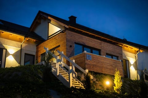Property building, Night, Balcony/Terrace