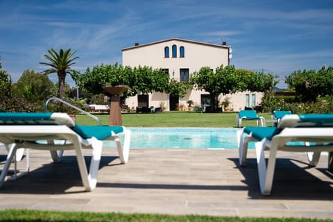 Pool view, sunbed
