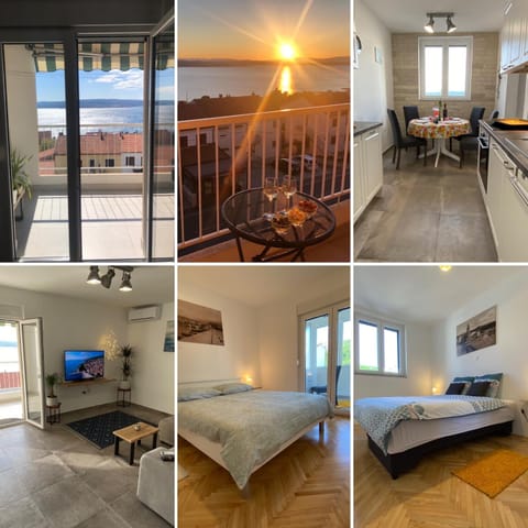 Property building, Living room, Dining area, Bedroom, Sea view, kitchen