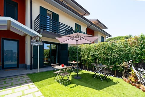 Property building, Patio, Garden, Garden view