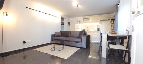 Kitchen or kitchenette, Living room, Seating area, Dining area, oven