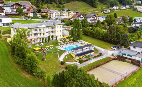Property building, Tennis court, Swimming pool