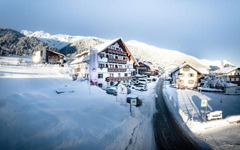 Property building, Winter, Mountain view