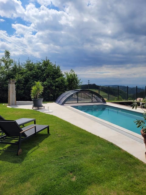 Natural landscape, Garden, Pool view, Swimming pool, sunbed