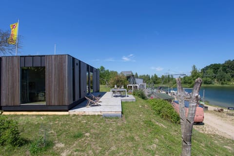 Property building, Natural landscape, Lake view