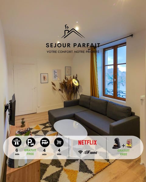 Appart'Hôtel Le Strasbourg - RENOVÉ, CALME ET NETFLIX Apartment in Switzerland