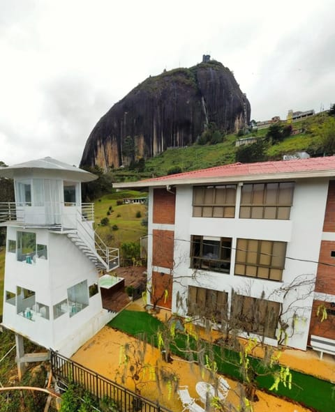 Property building, Natural landscape, Hot Tub, View (from property/room), Garden view, Landmark view, Landmark view, Mountain view