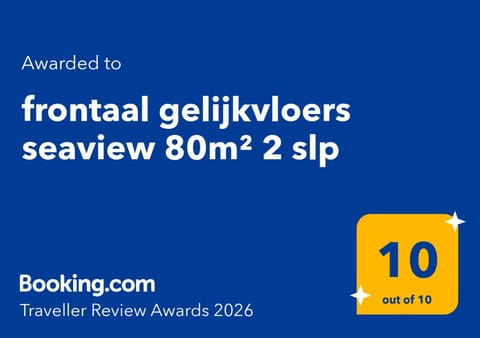 frontaal gelijkvloers seaview 80m² 2 slp Apartment in Ostend