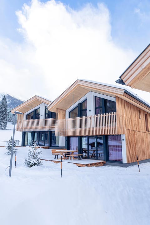 Property building, Natural landscape, Winter, Mountain view