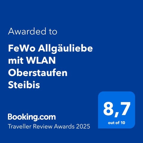 FeWo Allgäuliebe mit WLAN Oberstaufen Steibis Apartment in Oberstaufen