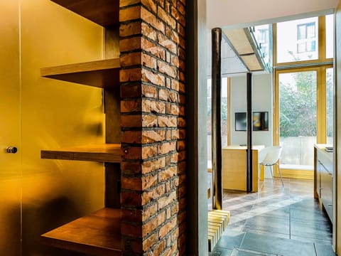 Bathroom, Living room