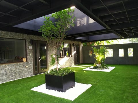 Property building, Garden view
