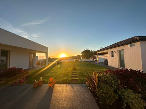 Property building, Garden view, Sunrise
