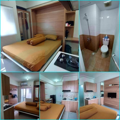 Bed, Bathroom, TV and multimedia, Kitchen or kitchenette, Photo of the whole room, Bedroom, air conditioner