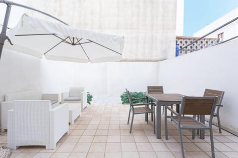 Patio, Seating area, Dining area