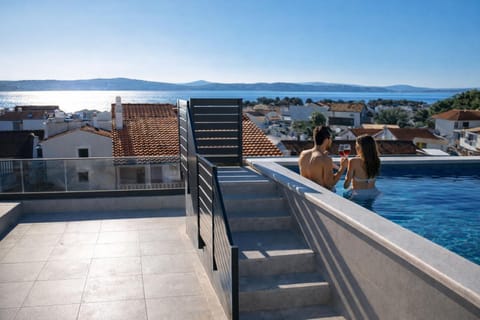 View (from property/room), Sea view, Swimming pool