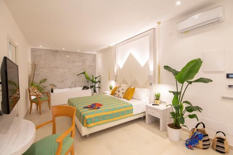 Bed, Hot Tub, TV and multimedia, Photo of the whole room, Bedroom