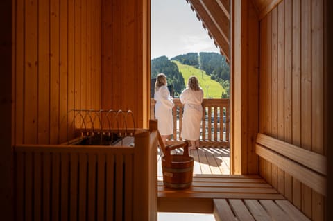 Natural landscape, Sauna, Mountain view