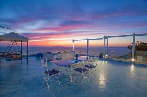 Natural landscape, View (from property/room), Balcony/Terrace, Balcony/Terrace, Sea view, Sunset
