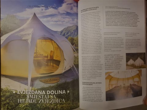 Glamping Zvjezdana dolina Luxury tent in Montenegro