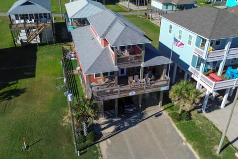Steps to Crystal Beach Gem with Ocean-View Deck! House in Crystal Beach