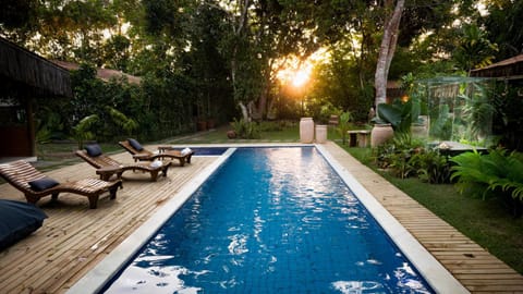 Garden, Sauna, Swimming pool, Sunset, sunbed