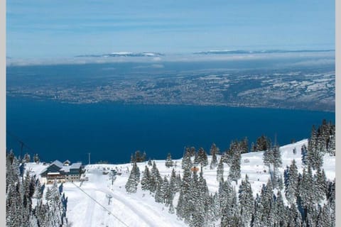 Duplex en station vue sur lac Leman Apartment in Haute-Savoie