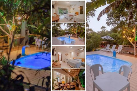 Patio, Natural landscape, Pool view