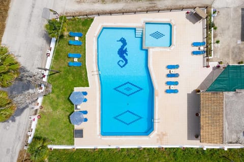 Bird's eye view, Swimming pool