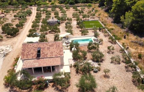 Property building, Natural landscape, Bird's eye view, Children play ground, Garden view, Pool view, Swimming pool