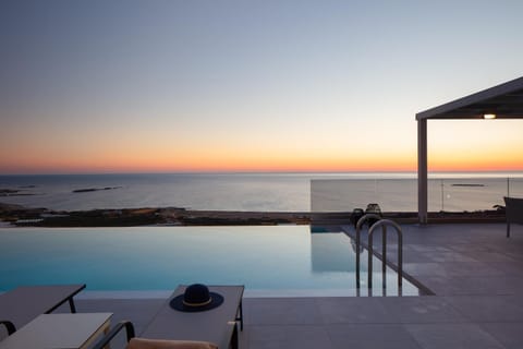 Swimming pool, Sunset