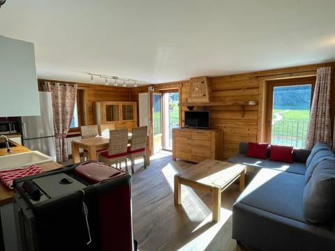 Living room, kitchen