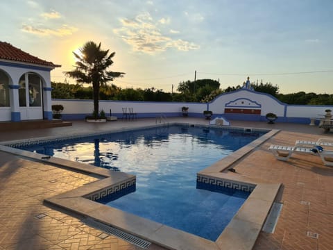 Swimming pool, Sunset