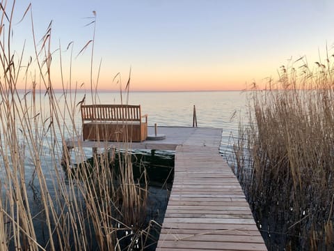Natural landscape, Lake view, Sunrise, Sunset