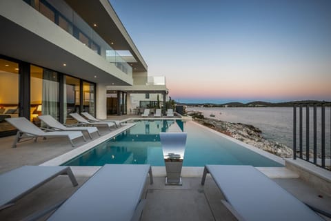 Sea view, Swimming pool, Sunset