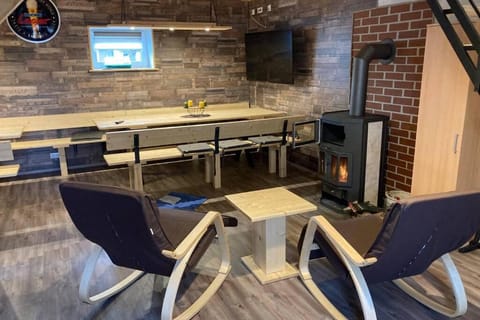 Living room, Seating area, Dining area